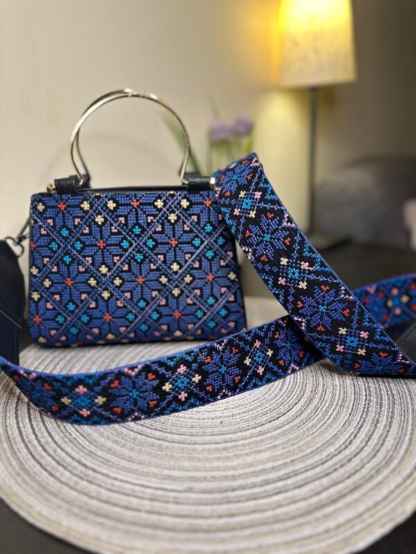 Embroidered Leather Belt Straps for Handbags